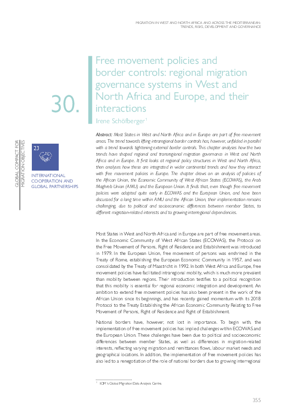 (PDF) Migration in West and North Africa and across the Mediterranean ...