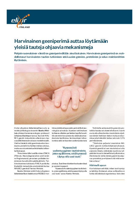 (PDF) Research on rare genetic disorders can be utilised in ...