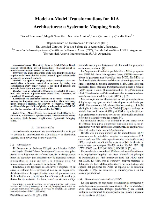 (PDF) Model-to-model transformations for RIA architectures: A ...