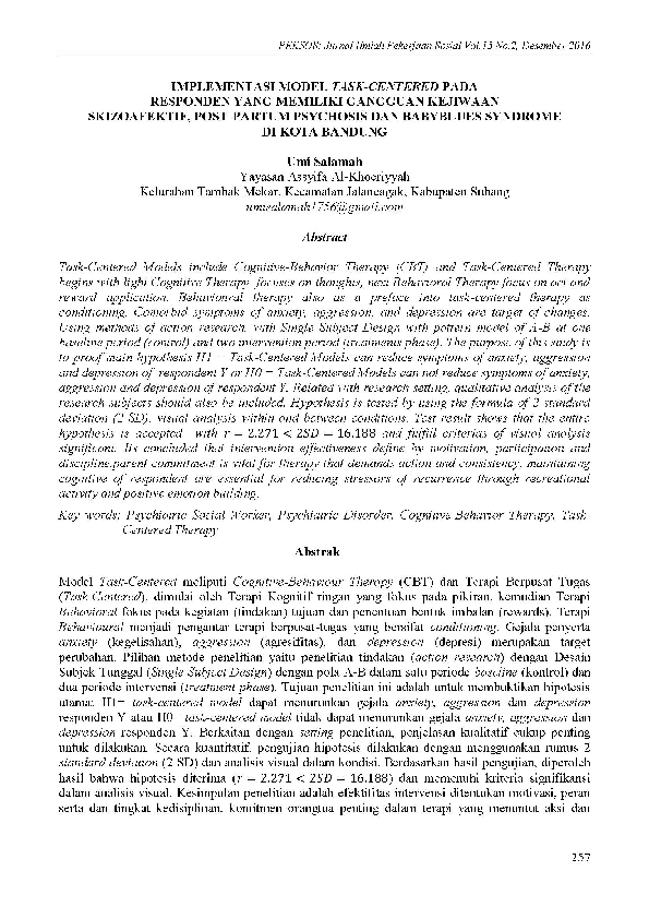 (PDF) Implementasi Model Task-Centered Pada Responden Yang Memiliki ...