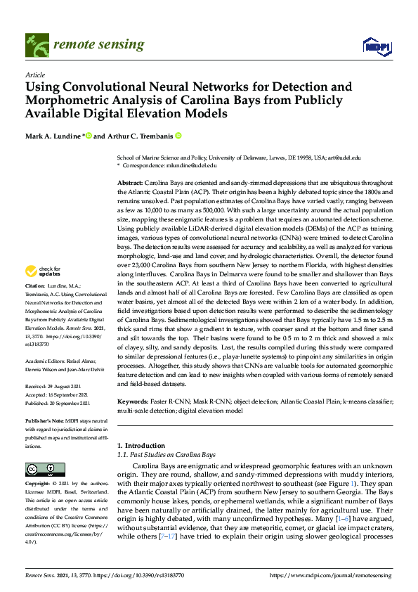 (PDF) Using Convolutional Neural Networks for Detection and ...