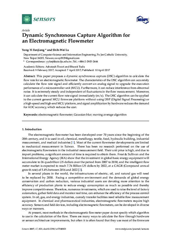 (PDF) Dynamic Synchronous Capture Algorithm for an Electromagnetic ...