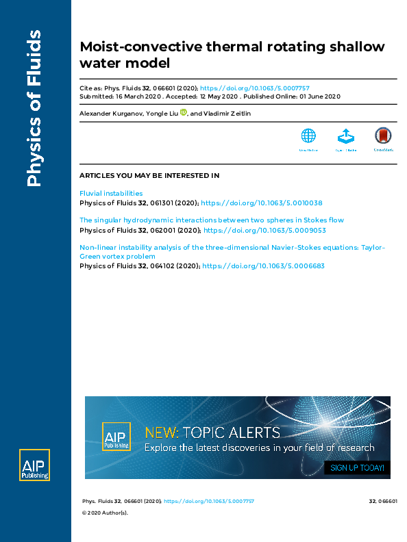 (PDF) Moist-convective thermal rotating shallow water model