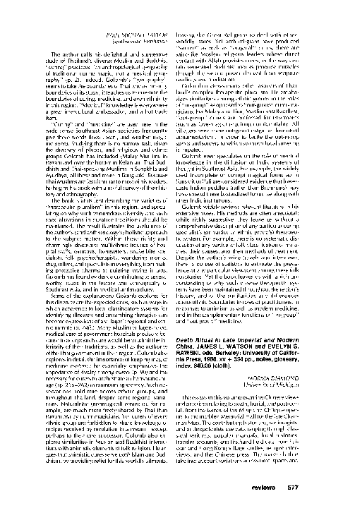 (PDF) Death Ritual in Late Imperial and Modern China.James L. Watson ...