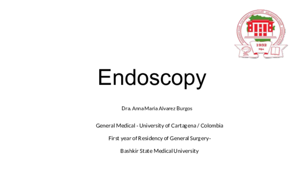 Pdf Endoscopy