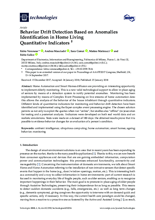(PDF) Behavior Drift Detection Based on Anomalies Identification in ...