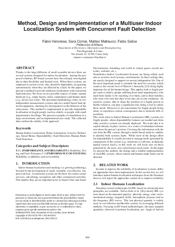 (PDF) Method, Design and Implementation of a Multiuser Indoor ...