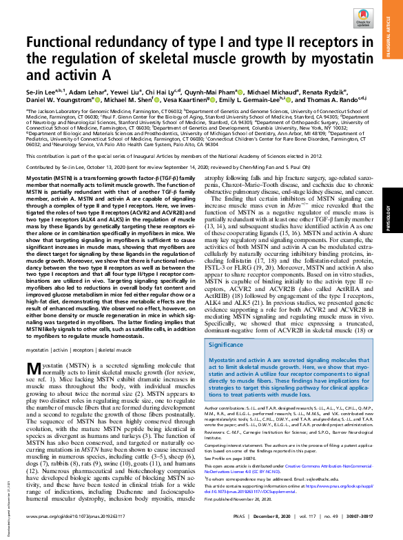 (PDF) Functional redundancy of type I and type II receptors in the ...