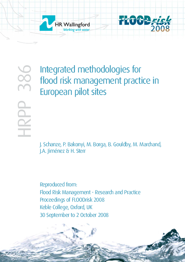 Pdf Integrated Methodologies For Flood Risk Management Practice In
