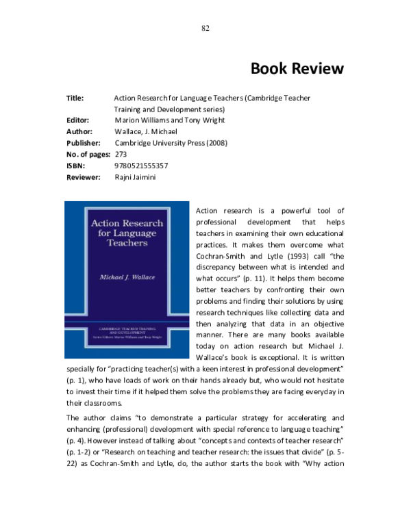 (PDF) Action Research for Language Teachers (Cambridge Teacher Training ...
