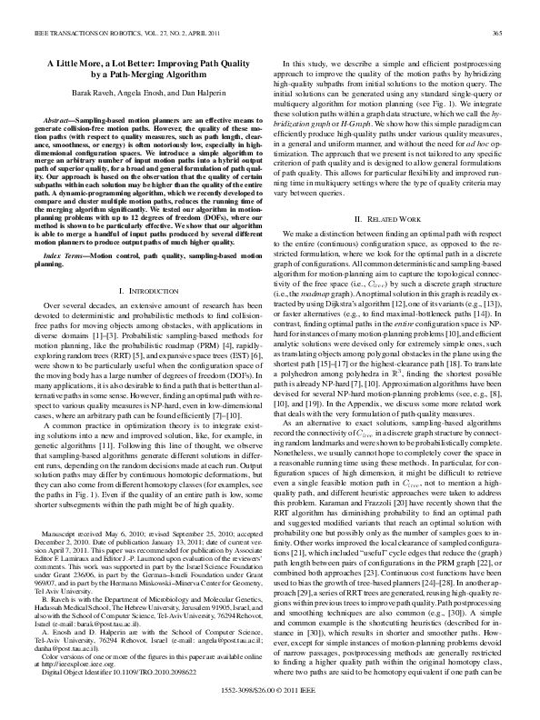 (PDF) A Little More, a Lot Better: Improving Path Quality by a Path ...