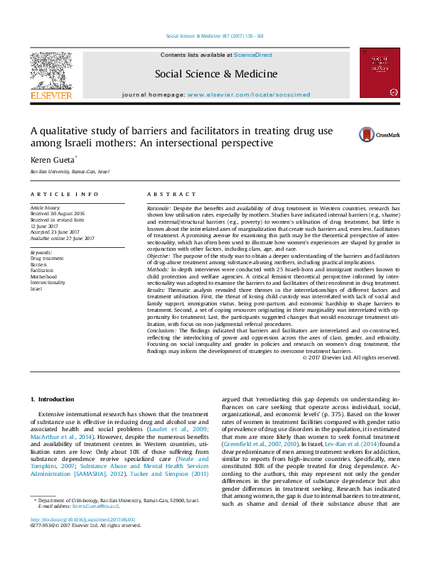 (PDF) A qualitative study of barriers and facilitators of the charge ...