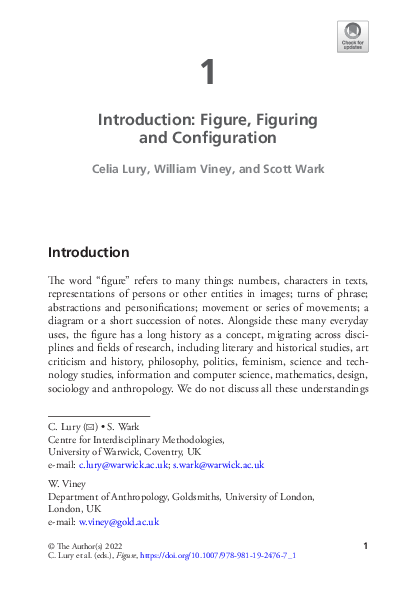(PDF) Introduction: Figure, Figuring and Configuration