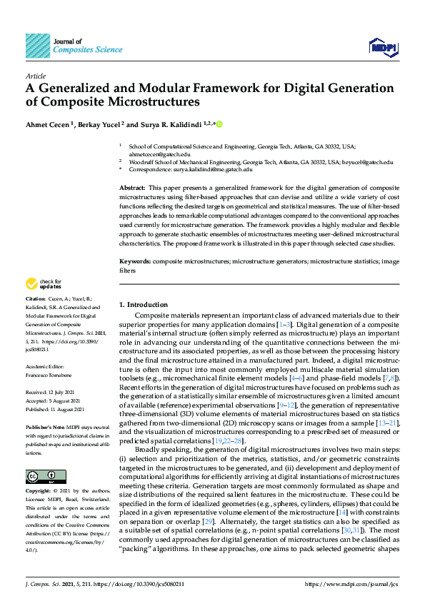 (PDF) A Generalized and Modular Framework for Digital Generation of ...