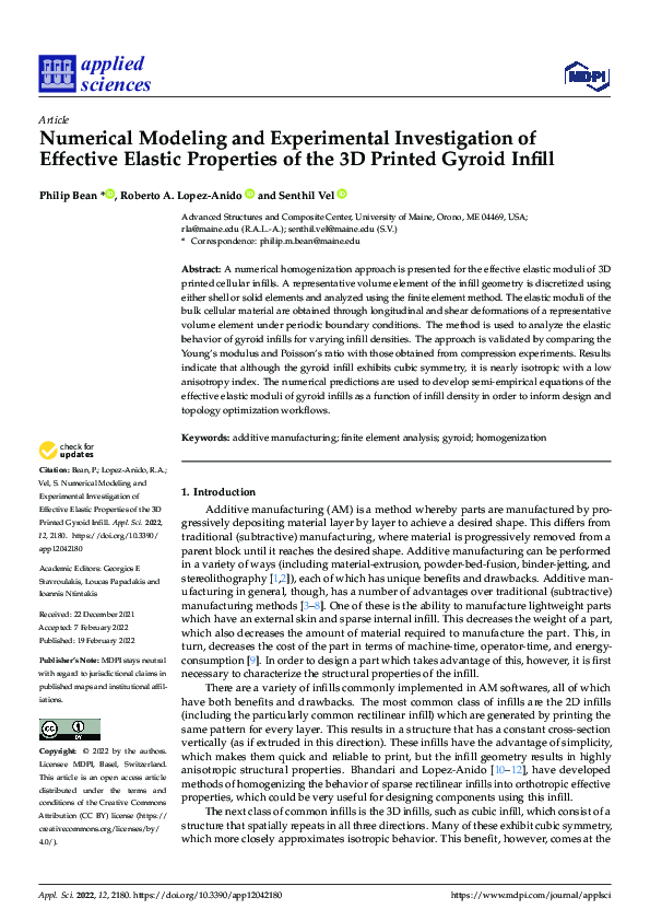 (PDF) Numerical Modeling and Experimental Investigation of Effective ...