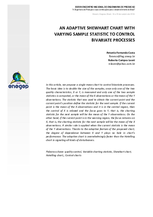 (PDF) An adaptive Shewhart chart with varying sample statistic to ...