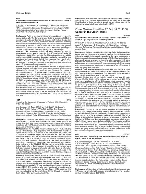 (PDF) 4006 ORAL Evaluation of the G8 Questionnaire as a Screening Tool ...