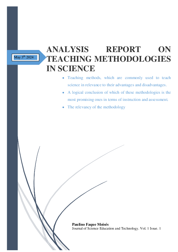 (PDF) ANALYSIS REPORT ON TEACHING METHODOLOGIES IN SCIENCE