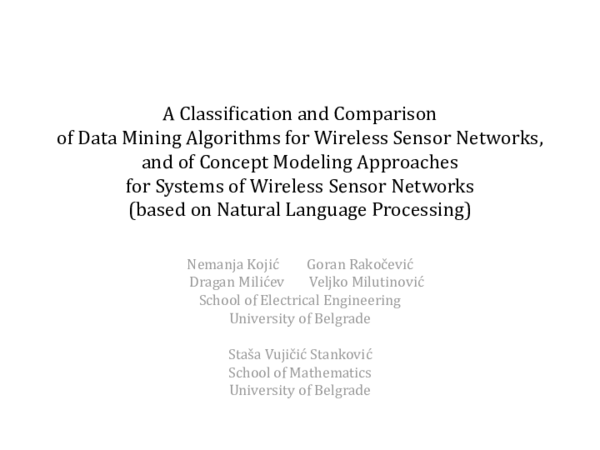 (PDF) A classification and comparison of Data Mining algorithms for ...