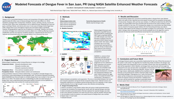 (PDF) Modeled Forecasts of Dengue Fever in San Juan, PR Using NASA ...
