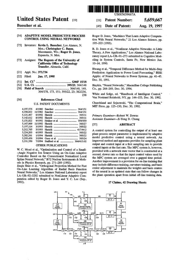 (PDF) Adaptive model predictive process control using neural networks