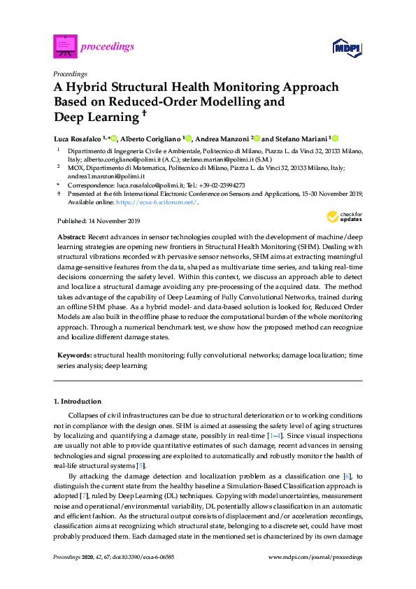(PDF) A hybrid structural health monitoring approach for damage ...