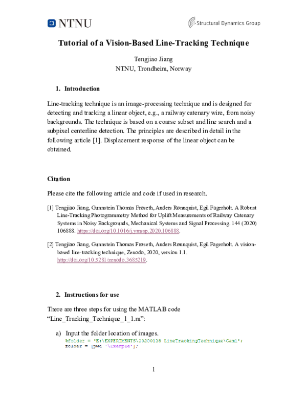(PDF) A vision-based line-tracking technique