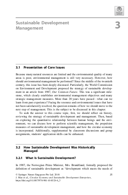 (PDF) Circular economy and sustainable development: a review and ...