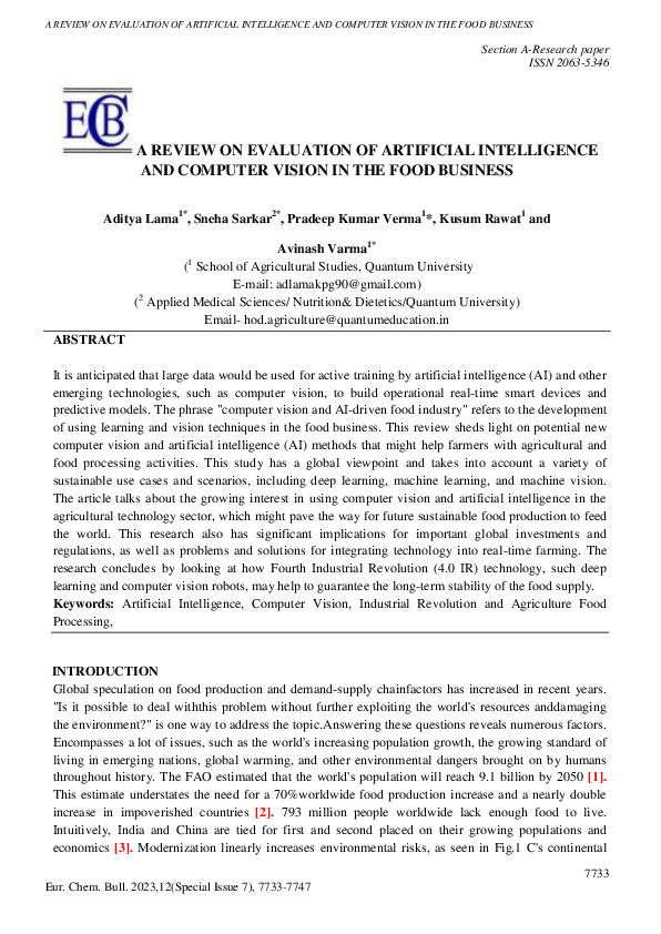 (PDF) A REVIEW ON EVALUATION OF ARTIFICIAL INTELLIGENCE AND COMPUTER ...