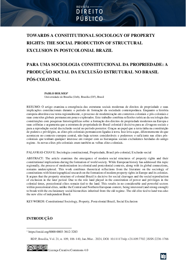 (PDF) Towards a constitutional sociology of property rights: The social ...