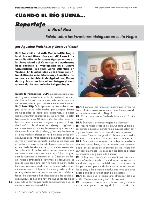 (PDF) Reportaje a Raúl Roa