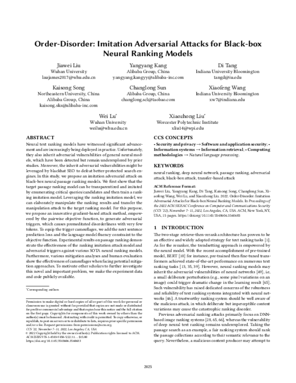 (PDF) Order-Disorder