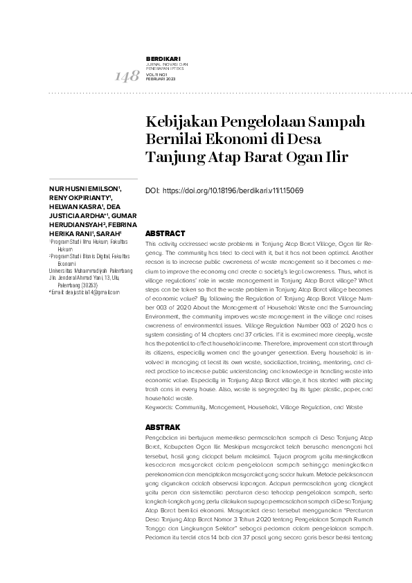 Pemkab Aceh Barat Dorong Pengelolaan Sampah Organik untuk Tingkatkan Ekonomi Keluarga