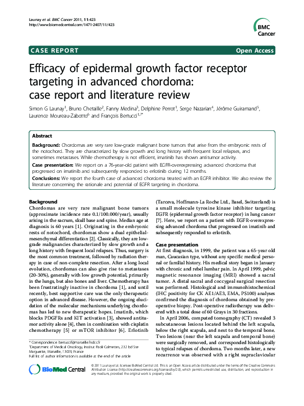 (PDF) Efficacy of epidermal growth factor receptor targeting in ...