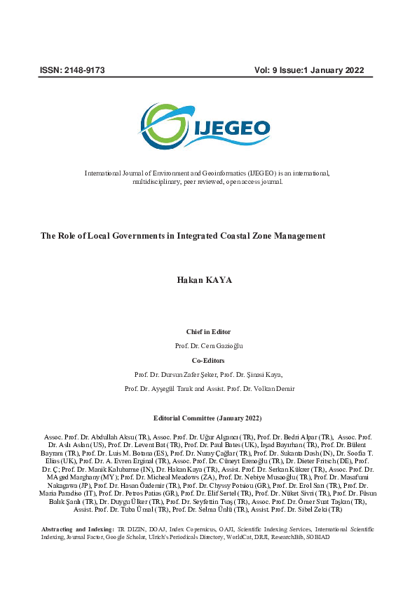 (PDF) The Role of Local Governments in Integrated Coastal Areas Management