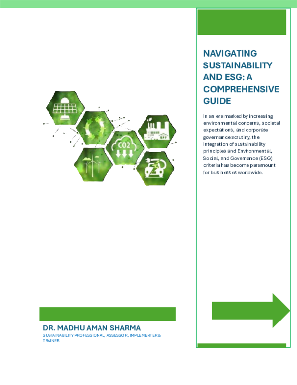(PDF) Navigating Sustainability and ESG: A Comprehensive Guide