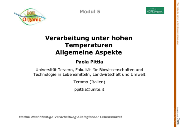 (PDF) Modul 5 High temperature processing - general aspects ...