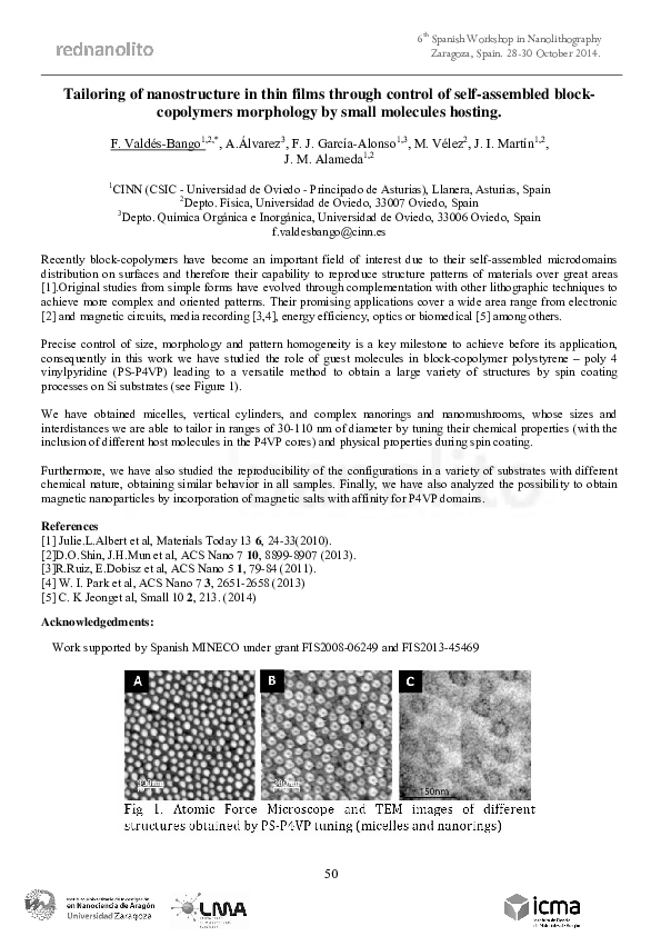 (PDF) Tailoring of nanostructure in thin films through control of self ...