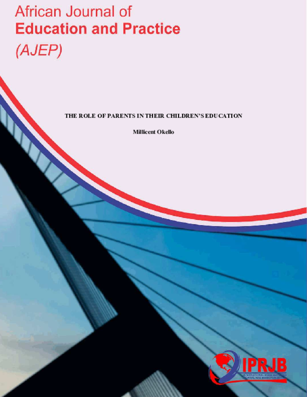 (PDF) The Role of Parents in Their Children’s Education