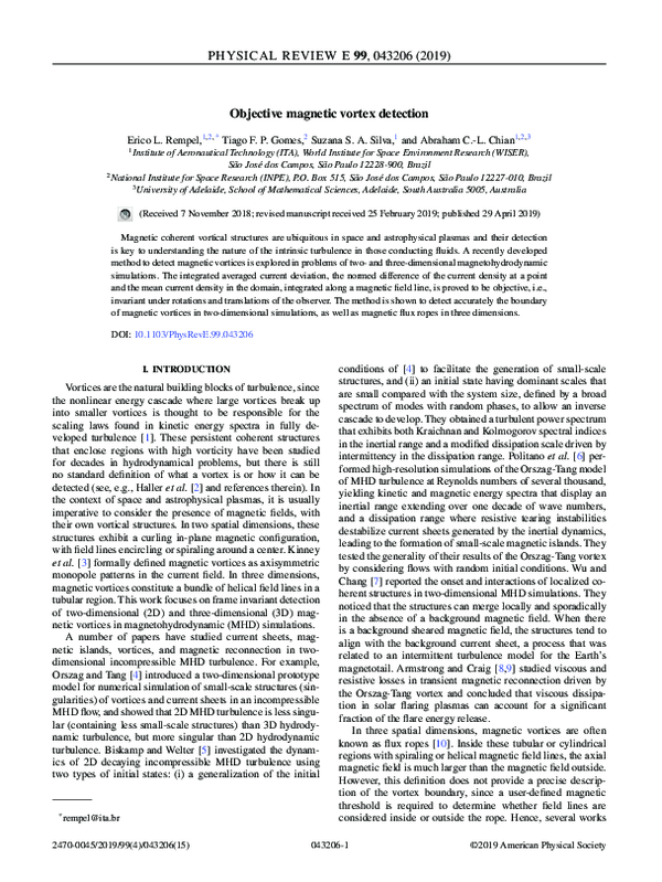 (PDF) Objective magnetic vortex detection
