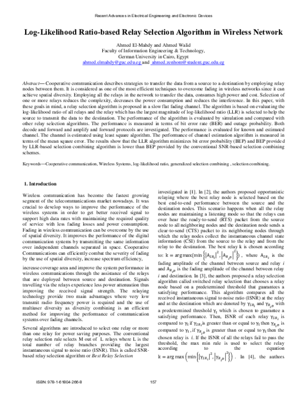 (PDF) Log-likelihood ratio-based relay selection algorithm for ...