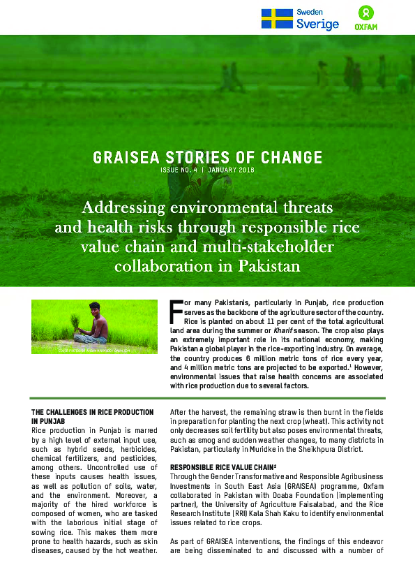 (PDF) Addressing environmental threats and health risks through ...
