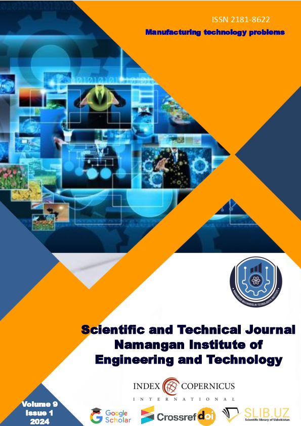(PDF) Scientific and Technical Journal Namangan Institute of ...