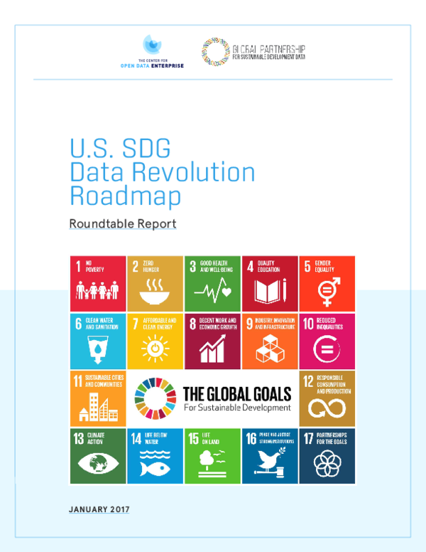 (PDF) U.S. SDG Data Revolution Roadmap