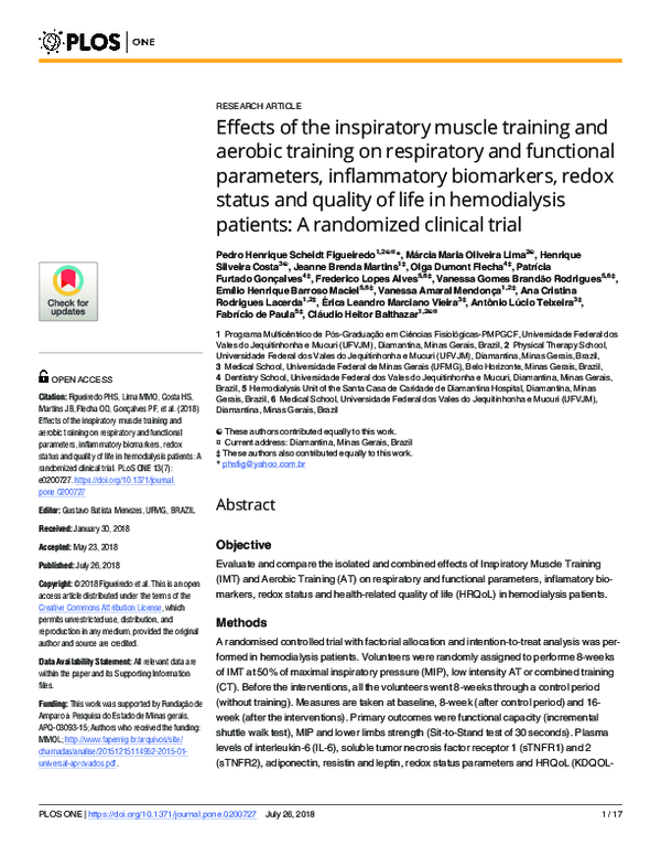 (PDF) Effects of the inspiratory muscle training and aerobic training ...