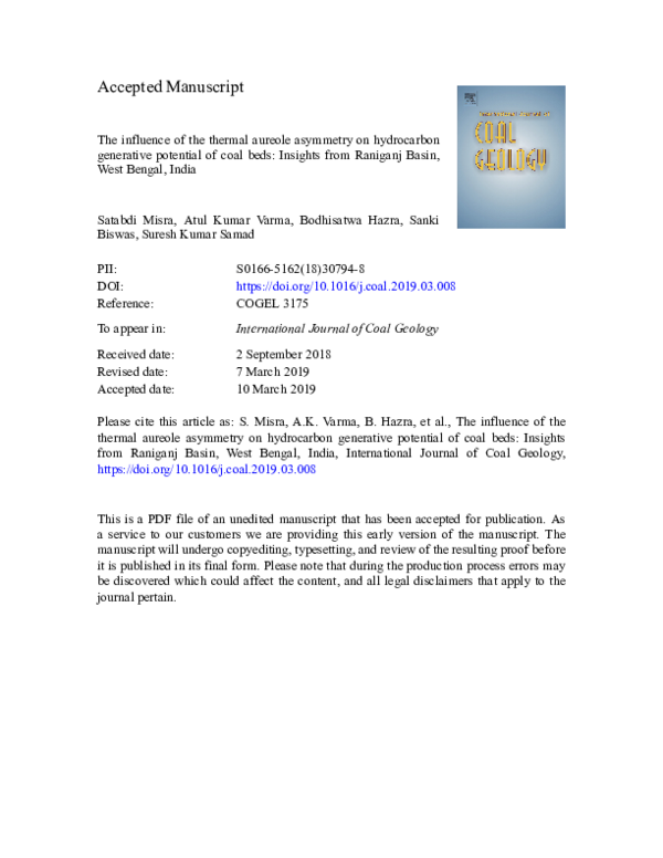 (PDF) The influence of the thermal aureole asymmetry on hydrocarbon ...