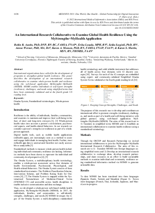 (PDF) An International Research Collaborative to Examine Global Health ...