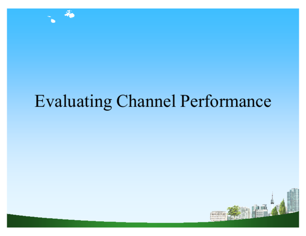 (PPT) Evaluating Channel Performance PPT @ BEC DOMS BAGALKOT
