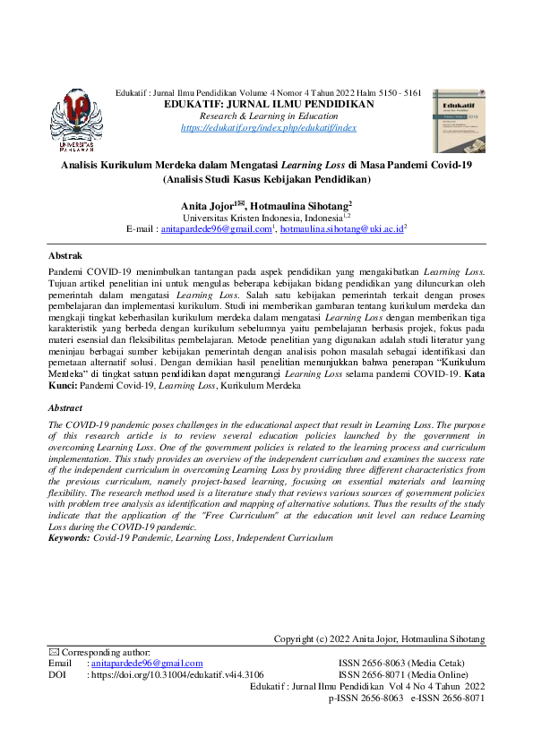 (PDF) EDUKATIF: JURNAL ILMU PENDIDIKAN