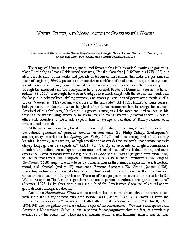 Justice in hamlet image